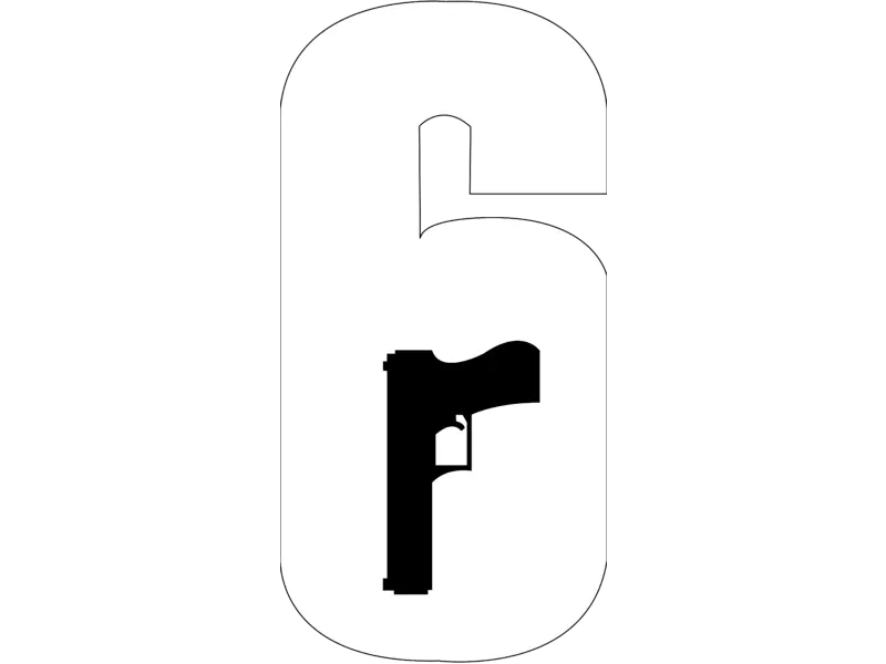 Icon representing the Rainbow Six Siege game Rainbow Six Siege icon